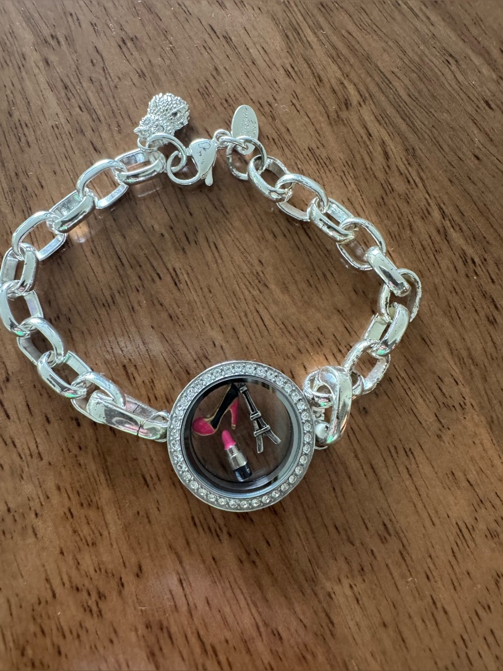 Origami Owl Floating Charm Bracelet – Beauty & Paris Theme